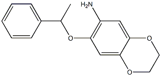  7-(1-phenylethoxy)-2,3-dihydro-1,4-benzodioxin-6-amine