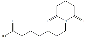 7-(2,6-dioxopiperidin-1-yl)heptanoic acid,,结构式