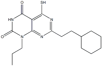 7-(2-cyclohexylethyl)-5-mercapto-1-propylpyrimido[4,5-d]pyrimidine-2,4(1H,3H)-dione