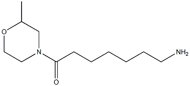 7-(2-methylmorpholin-4-yl)-7-oxoheptan-1-amine,,结构式
