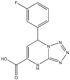 7-(3-fluorophenyl)-4,7-dihydrotetrazolo[1,5-a]pyrimidine-5-carboxylic acid