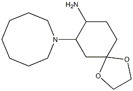 7-(azocan-1-yl)-1,4-dioxaspiro[4.5]decan-8-amine