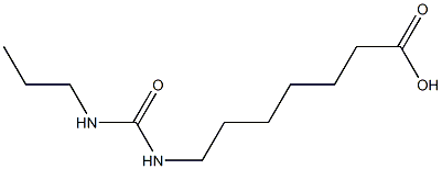 7-[(propylcarbamoyl)amino]heptanoic acid Struktur