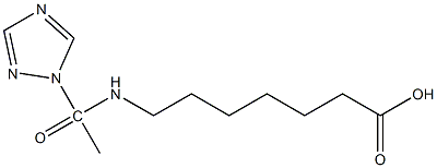 7-[1-(1H-1,2,4-triazol-1-yl)acetamido]heptanoic acid