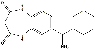 7-[amino(cyclohexyl)methyl]-2,3,4,5-tetrahydro-1H-1,5-benzodiazepine-2,4-dione Structure