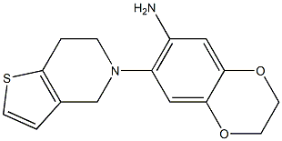 7-{4H,5H,6H,7H-thieno[3,2-c]pyridin-5-yl}-2,3-dihydro-1,4-benzodioxin-6-amine