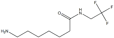 7-amino-N-(2,2,2-trifluoroethyl)heptanamide Structure