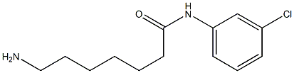 7-amino-N-(3-chlorophenyl)heptanamide Struktur