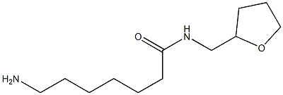 7-amino-N-(tetrahydrofuran-2-ylmethyl)heptanamide,,结构式