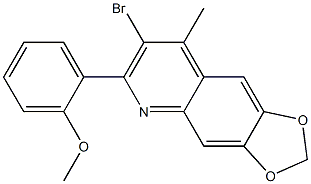 7-bromo-6-(2-methoxyphenyl)-8-methyl-2H-[1,3]dioxolo[4,5-g]quinoline