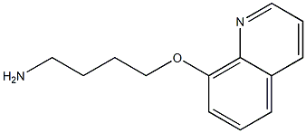 8-(4-aminobutoxy)quinoline Struktur