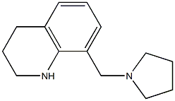 8-(pyrrolidin-1-ylmethyl)-1,2,3,4-tetrahydroquinoline Structure