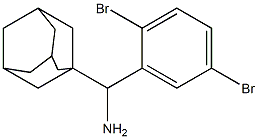 adamantan-1-yl(2,5-dibromophenyl)methanamine Structure