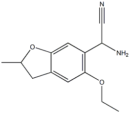 amino(5-ethoxy-2-methyl-2,3-dihydro-1-benzofuran-6-yl)acetonitrile