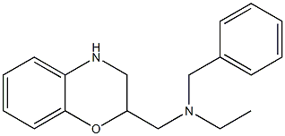 benzyl(3,4-dihydro-2H-1,4-benzoxazin-2-ylmethyl)ethylamine Structure
