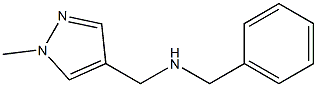 benzyl[(1-methyl-1H-pyrazol-4-yl)methyl]amine,,结构式