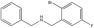 benzyl[(2-bromo-5-fluorophenyl)methyl]amine Struktur