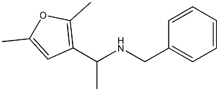 benzyl[1-(2,5-dimethylfuran-3-yl)ethyl]amine Struktur