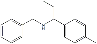 benzyl[1-(4-methylphenyl)propyl]amine 结构式