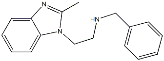 benzyl[2-(2-methyl-1H-1,3-benzodiazol-1-yl)ethyl]amine Struktur