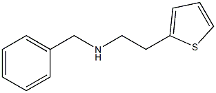 N-ベンジル-2-(2-チエニル)エタンアミン 化学構造式