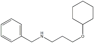 benzyl[3-(cyclohexyloxy)propyl]amine Struktur