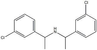 bis[1-(3-chlorophenyl)ethyl]amine,,结构式