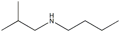 butyl(2-methylpropyl)amine Structure