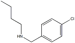 butyl[(4-chlorophenyl)methyl]amine Structure