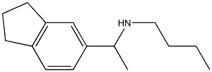 butyl[1-(2,3-dihydro-1H-inden-5-yl)ethyl]amine,,结构式