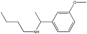 butyl[1-(3-methoxyphenyl)ethyl]amine Structure