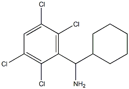 cyclohexyl(2,3,5,6-tetrachlorophenyl)methanamine,,结构式