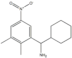 cyclohexyl(2,3-dimethyl-5-nitrophenyl)methanamine Structure