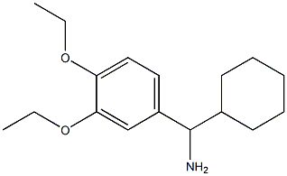 cyclohexyl(3,4-diethoxyphenyl)methanamine Structure