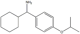 cyclohexyl[4-(propan-2-yloxy)phenyl]methanamine