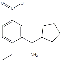 cyclopentyl(2-ethyl-5-nitrophenyl)methanamine|