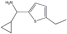 cyclopropyl(5-ethylthiophen-2-yl)methanamine 结构式