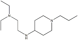 diethyl({2-[(1-propylpiperidin-4-yl)amino]ethyl})amine 结构式