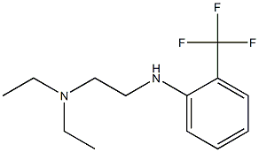 diethyl(2-{[2-(trifluoromethyl)phenyl]amino}ethyl)amine Structure