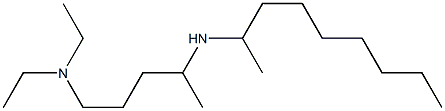 diethyl[4-(nonan-2-ylamino)pentyl]amine Structure