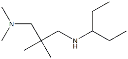 dimethyl({2-methyl-2-[(pentan-3-ylamino)methyl]propyl})amine 结构式