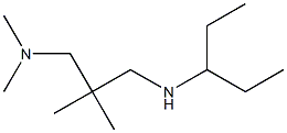 dimethyl({2-methyl-2-[(pentan-3-ylamino)methyl]propyl})amine Structure