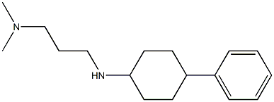 dimethyl({3-[(4-phenylcyclohexyl)amino]propyl})amine,,结构式