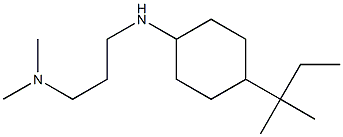 dimethyl(3-{[4-(2-methylbutan-2-yl)cyclohexyl]amino}propyl)amine,,结构式