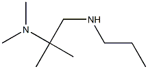 dimethyl[2-methyl-1-(propylamino)propan-2-yl]amine Structure