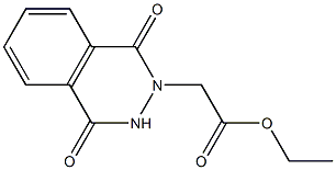 ethyl 2-(1,4-dioxo-1,2,3,4-tetrahydrophthalazin-2-yl)acetate Structure