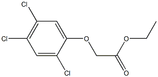 ethyl 2-(2,4,5-trichlorophenoxy)acetate Struktur