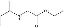 ethyl 2-(butan-2-ylamino)acetate Structure