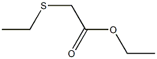 ethyl 2-(ethylsulfanyl)acetate 化学構造式