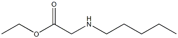 ethyl 2-(pentylamino)acetate Structure